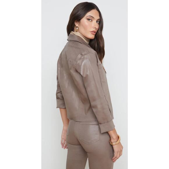 L’AGENCE Janelle Slim Raw Jacket – Medium (NWT) - Picture 2 of 8